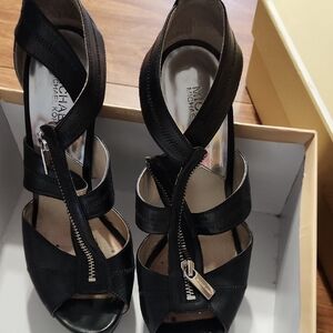 Michael Kors Black Strappy Heels
